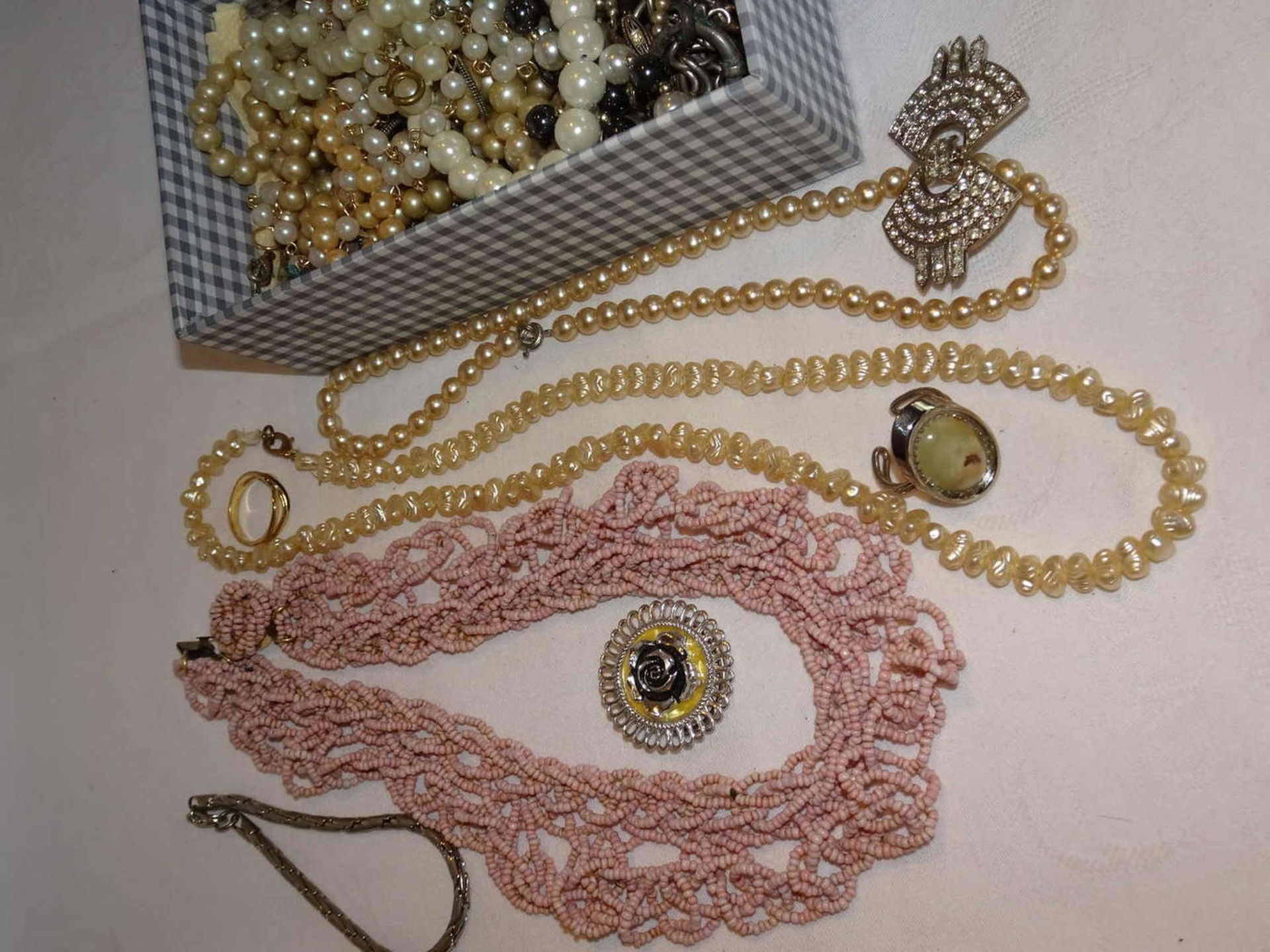 Large lot of costume jewelry from household dissolution. Please visit!