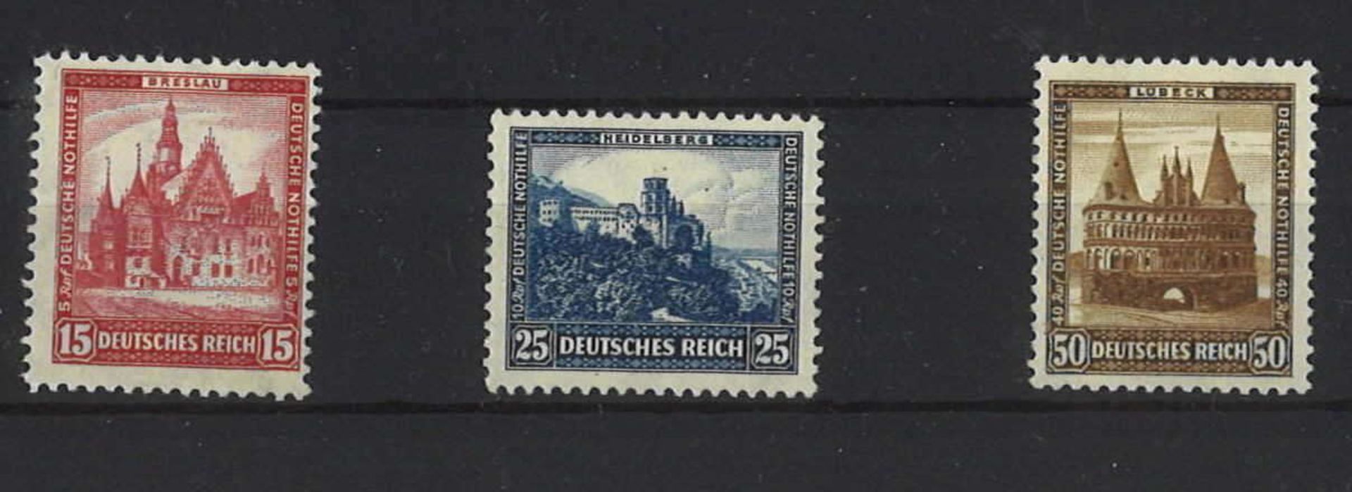 German Empire 1931, Michel No. 459-462, catalog price 240 euros