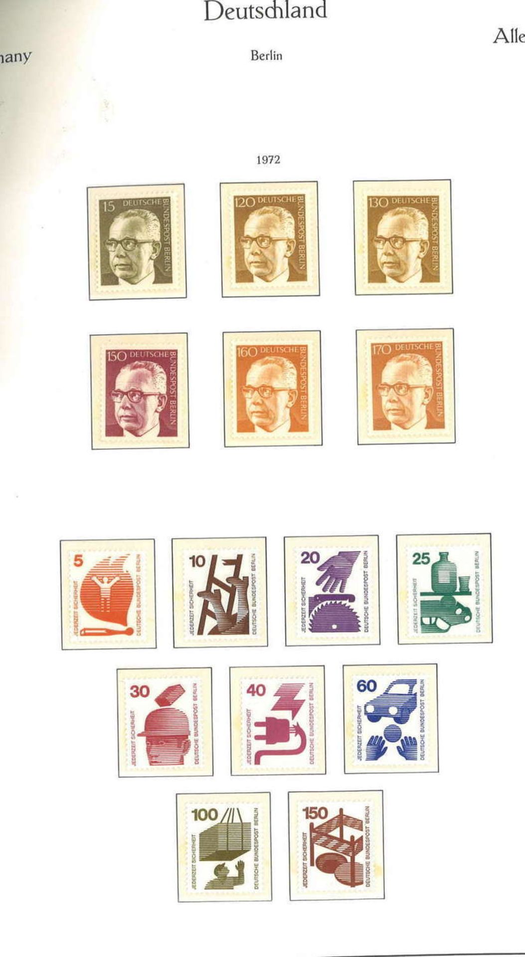 Berlin, as good as new form Klemmbinder 1959-1990, mostly mint never hinged. Part of a collection. - Bild 2 aus 4