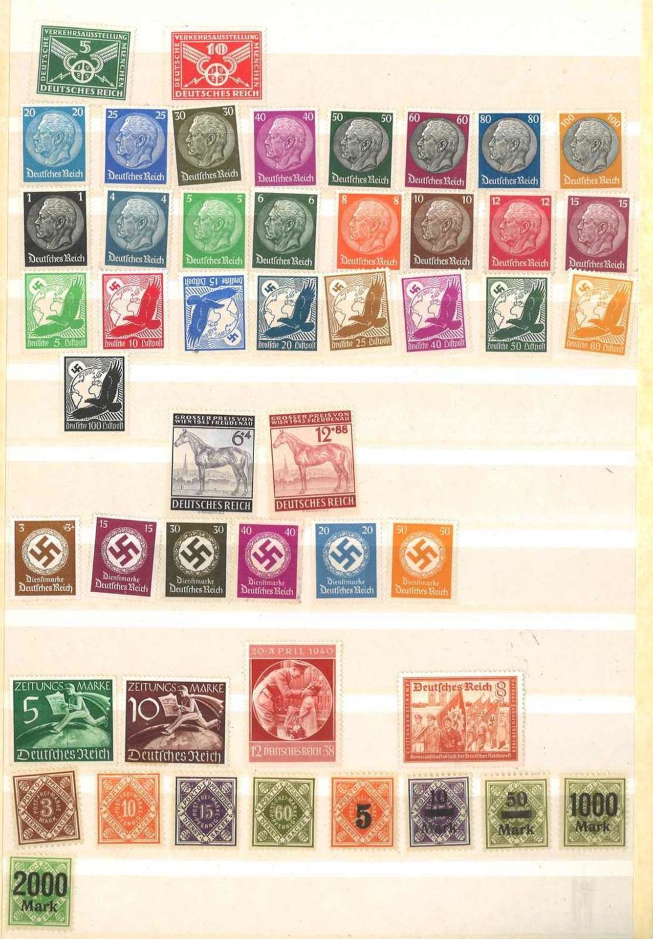 Duplicate album German Reich / Allied occupation, etc. many mint never hinged, as well as units. - Bild 8 aus 8