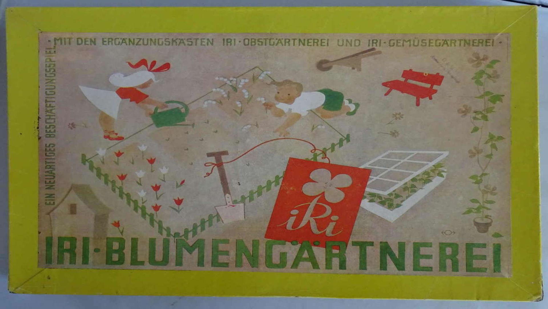 "IRI flower gardening", probably around 1920/1930 with D.R.G.M. stamp in the original box. - Bild 3 aus 3