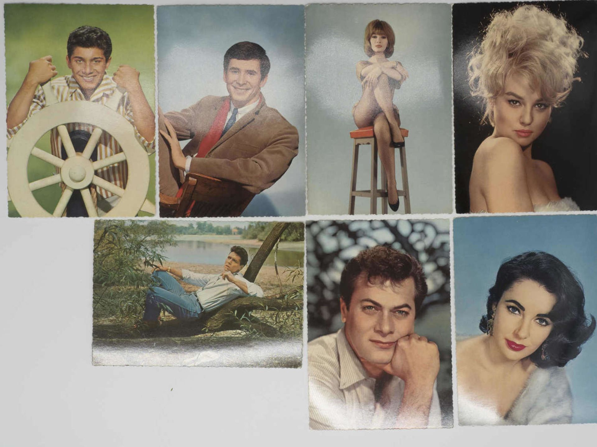 Lot Movie Star - Postcards, u.a. Sophia Loren, Frank Sinatra, Natalie Woods, Toni Curtis, Liz - Image 2 of 2