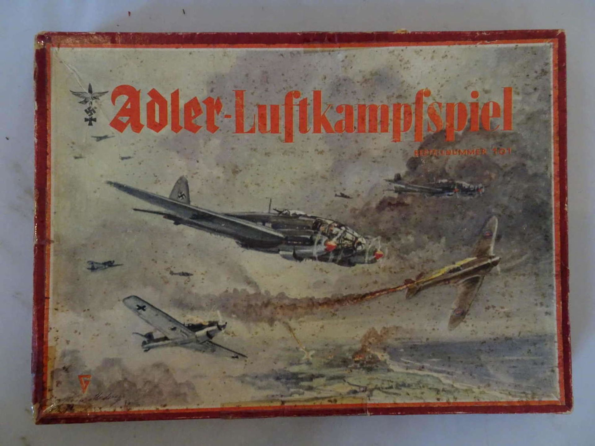 1942, Publisher Hugo Gräfe with the following accessories: Original game manual, original board,
