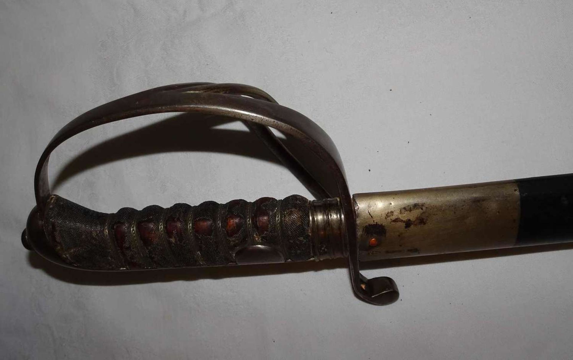 Cavalry saber Prussia, very good condition. Engraving 392 at the end of the blade. Overall length - Bild 4 aus 4