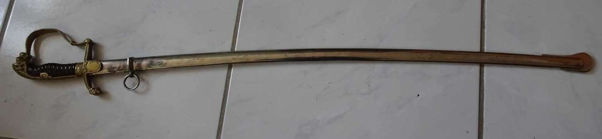 Hostart saber, replica of a cavalry saber around 1840. Very good condition. Length approx. 96.5