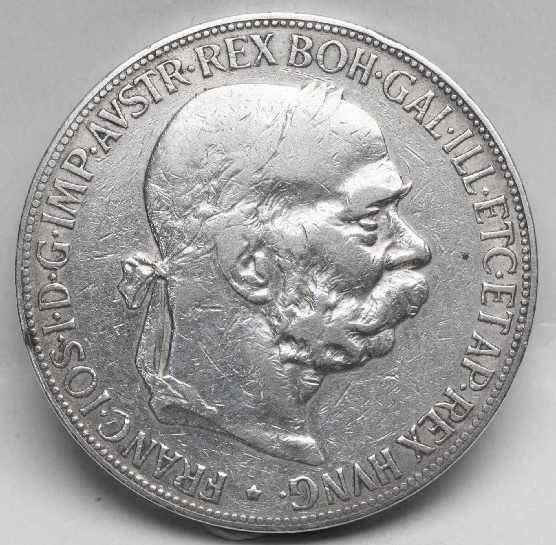 Österreich - Ungarn 1900, 5.- Kronen - Silbermünze, "Franz - Joseph I.. Erhaltung: ss.Österreich -