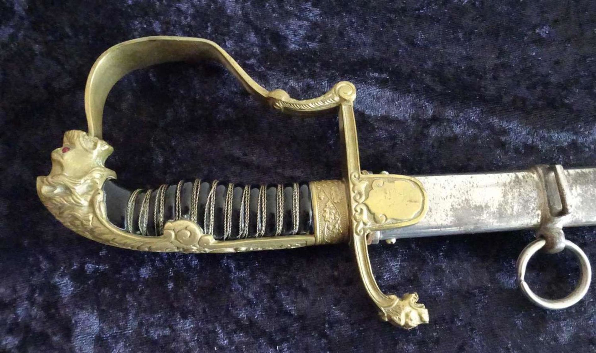 Hostart saber, replica of a cavalry saber around 1840. Very good condition. Length approx. 96.5 - Bild 4 aus 4