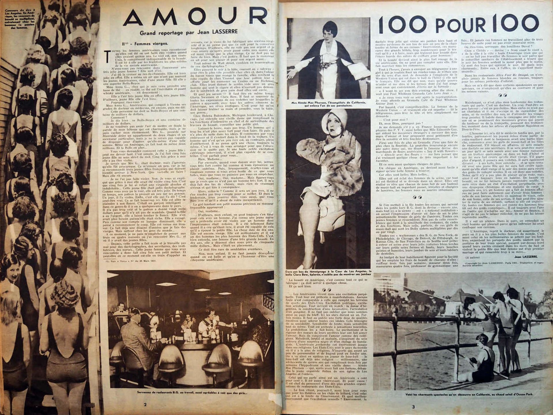Voila - magazines, various magazines bound in a book. Issue March 28, 1931, April 25, 1931, June 20, - Bild 3 aus 7
