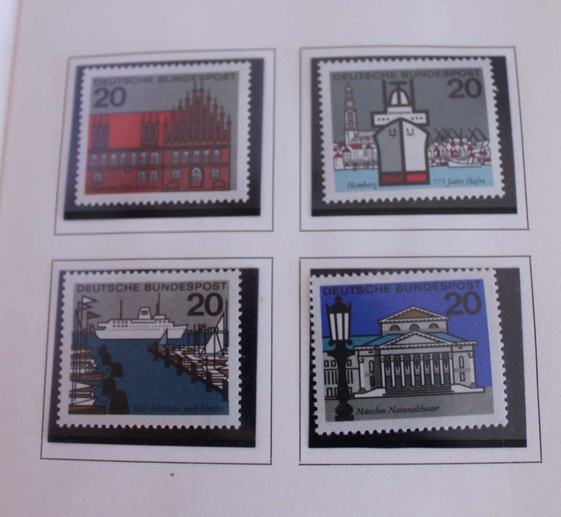 Deutsche Bundespost, special postage stamp promotion Postsparkasse 1964, special postage stamps 1962 - Bild 2 aus 3