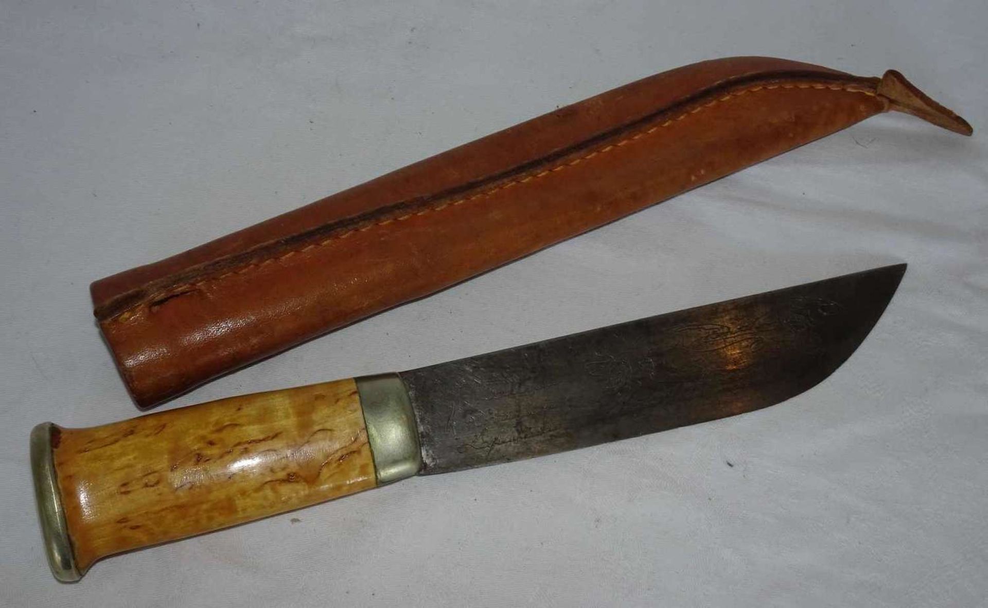 Marttiini, Rovaniemi Finland, hunting knife, made in Finnish Lapland. With the manufacturer's