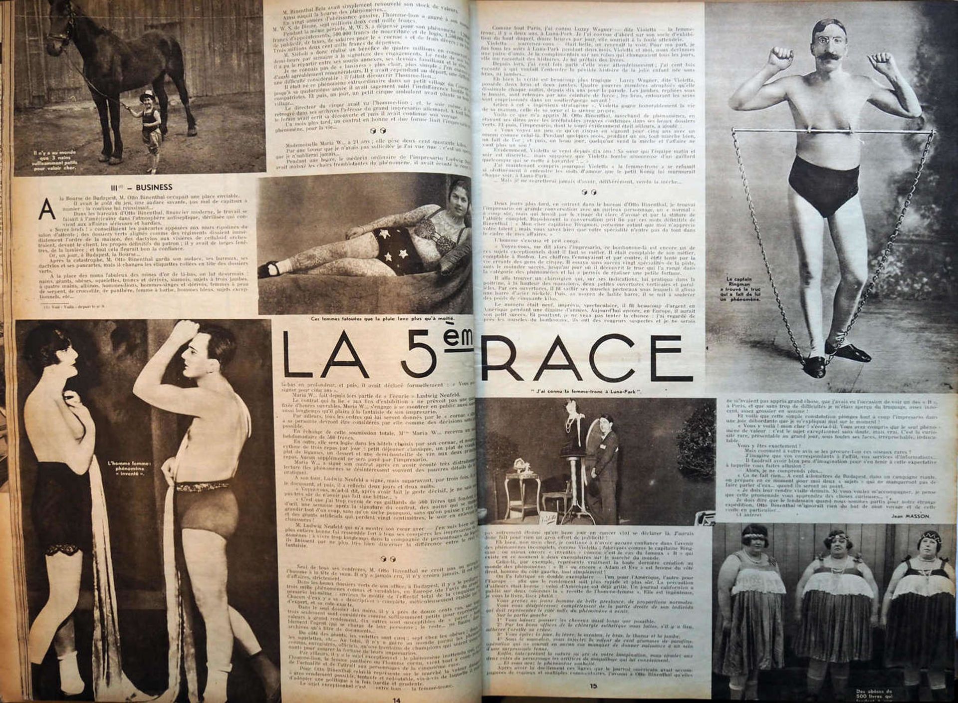 Voila - magazines, various magazines bound in a book. Issue March 28, 1931, April 25, 1931, June 20, - Bild 5 aus 7