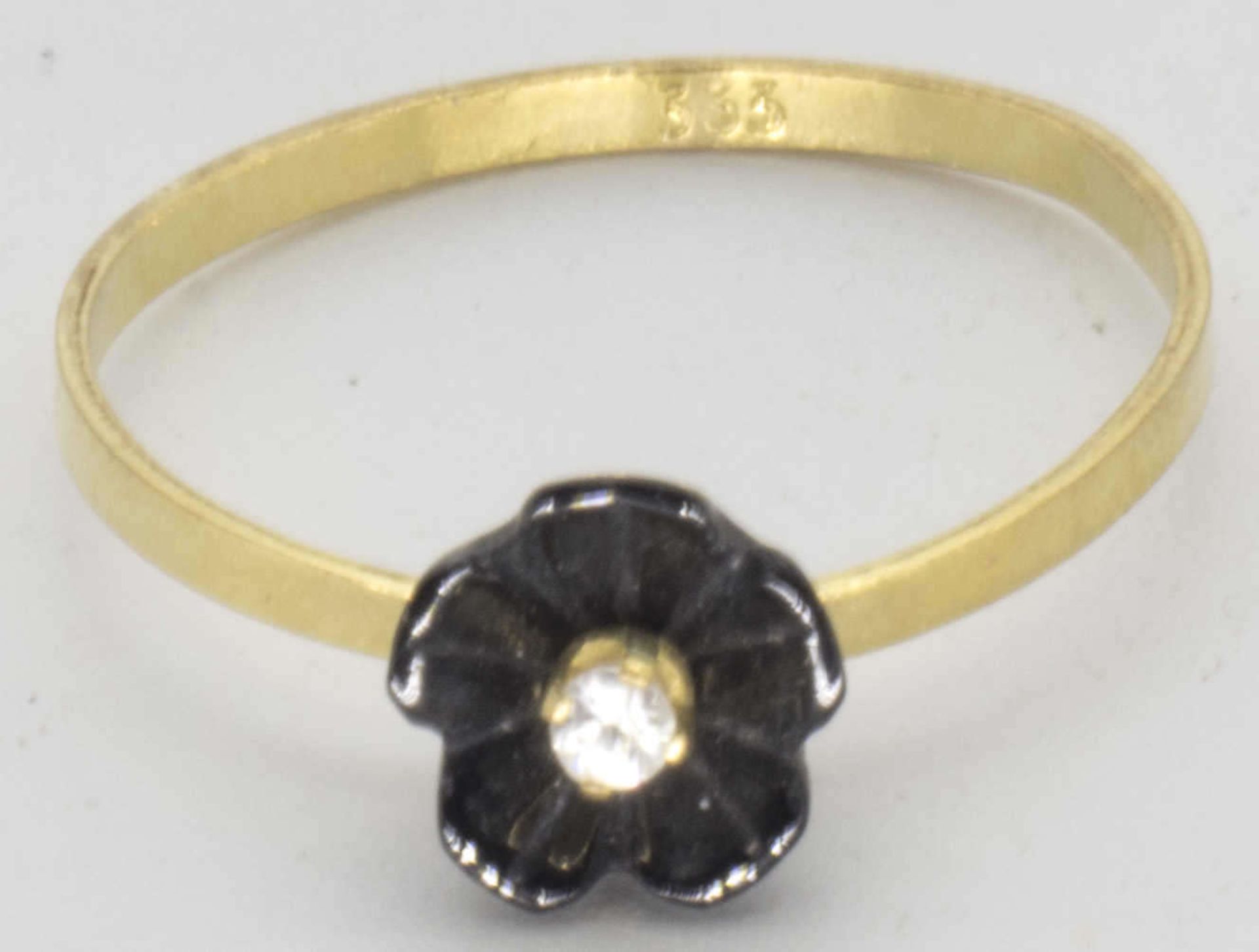 Damen - Goldring. Gold 333. Gewicht: ca. 1,1 g. Ringgröße: ca. 60,5.Damen - Goldring. Gold 333.