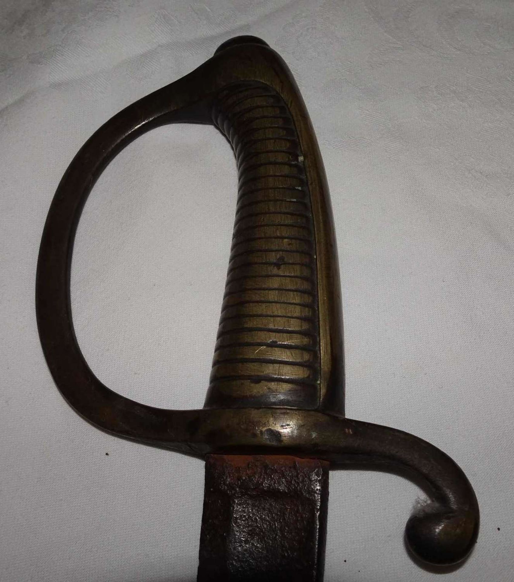 Scimitar, blade with rust, probably Prussia. Overall length approx. 92 cmKrummsäbel, Klinge mit - Bild 2 aus 2