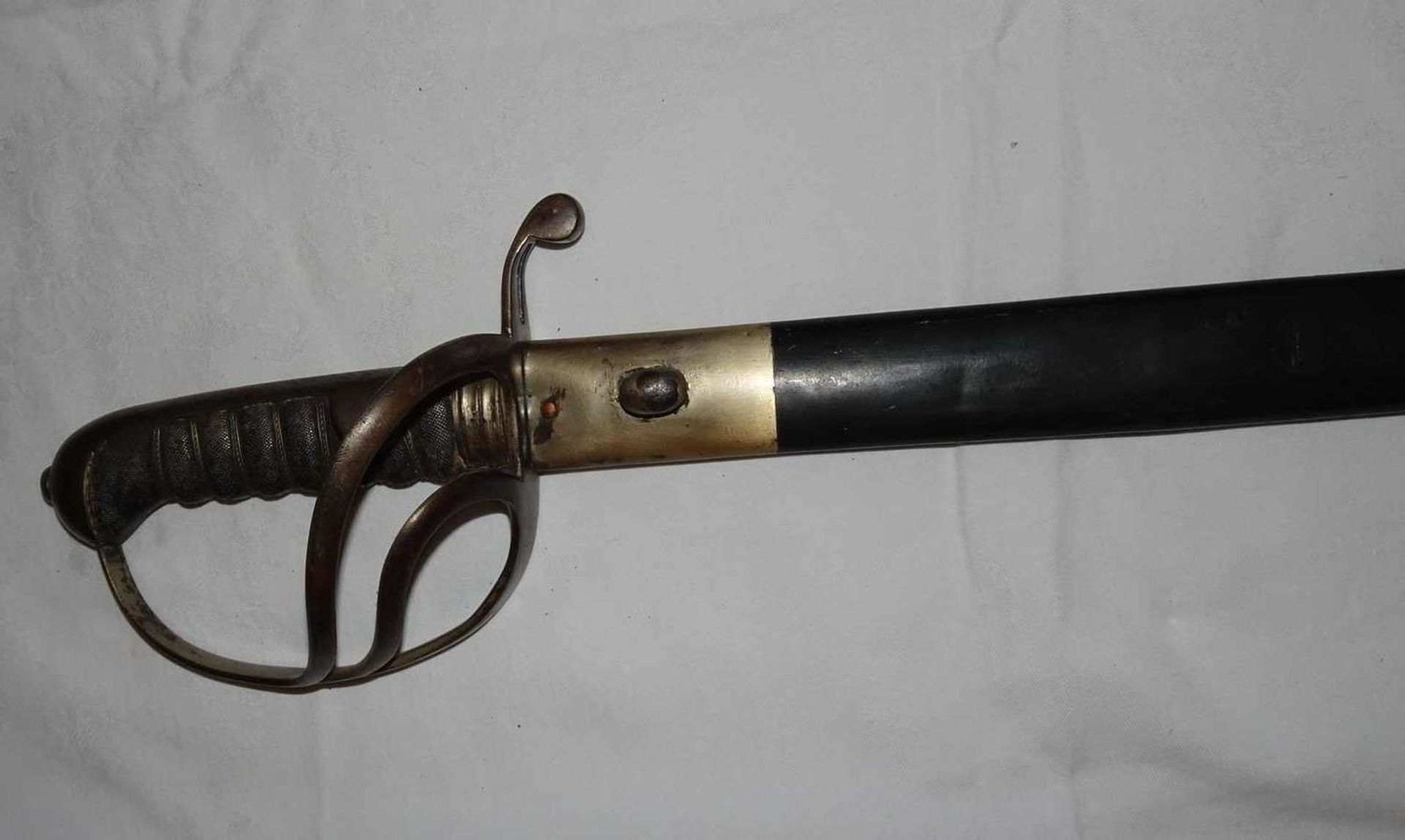 Cavalry saber Prussia, very good condition. Engraving 392 at the end of the blade. Overall length - Bild 3 aus 4