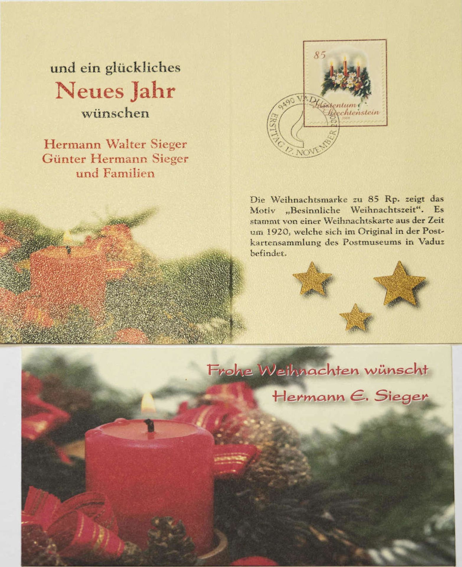 Acht Belege zum Thema Weihnachten. - Bild 4 aus 9