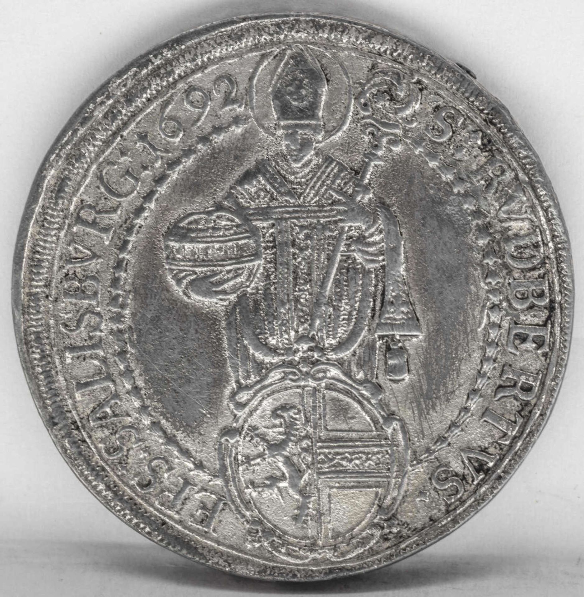 Erzbistum Salzburg 1692, Taler, Johann Ernst Graf von Thun und Hohenstein. Silber. Gewicht: ca. 33 - Bild 2 aus 2