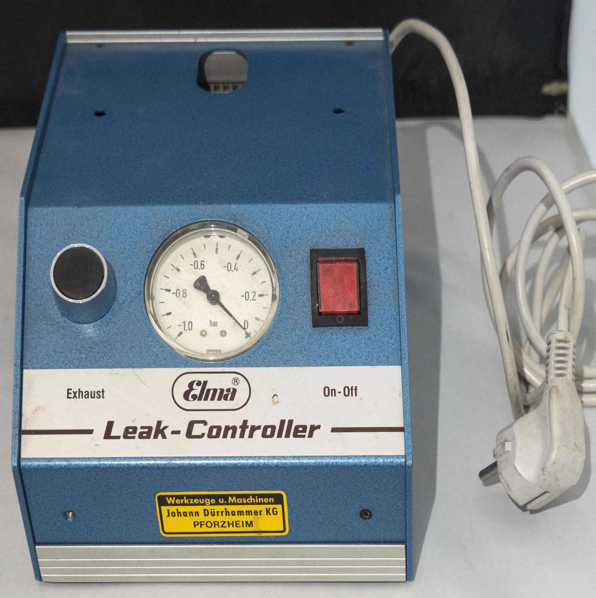 altes Uhrmacherwerkzeug Elma Leak - Controller Gerät, ohne Aufbau, als Ersatzteilspender.old