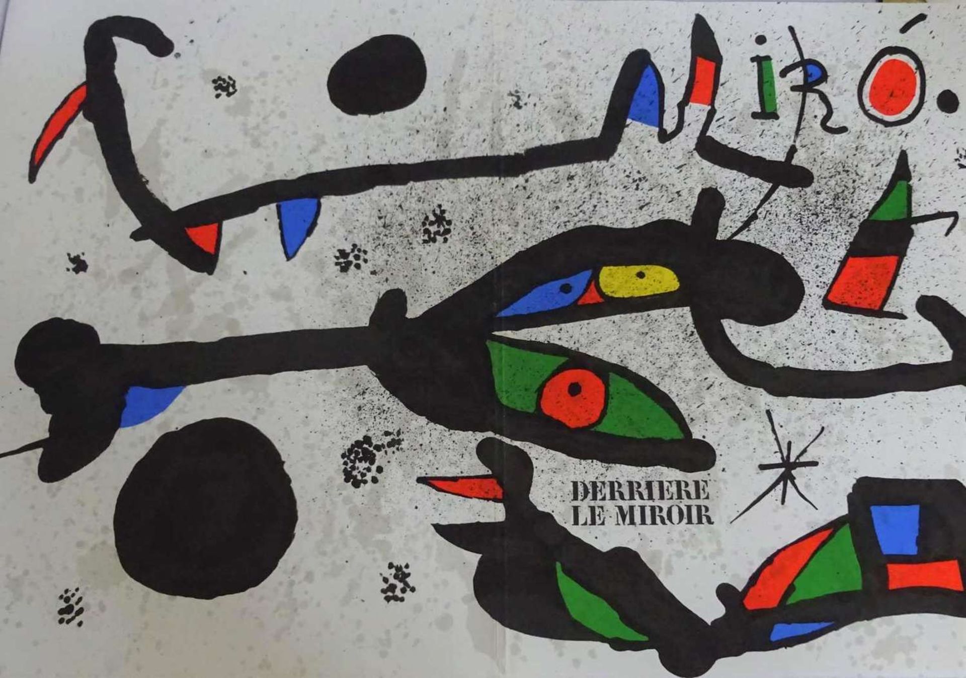 Joan Miro (1893 Barcelona - 1983 Palma), Original-Farblithografie aus Derriere le Miroir - Maeght/