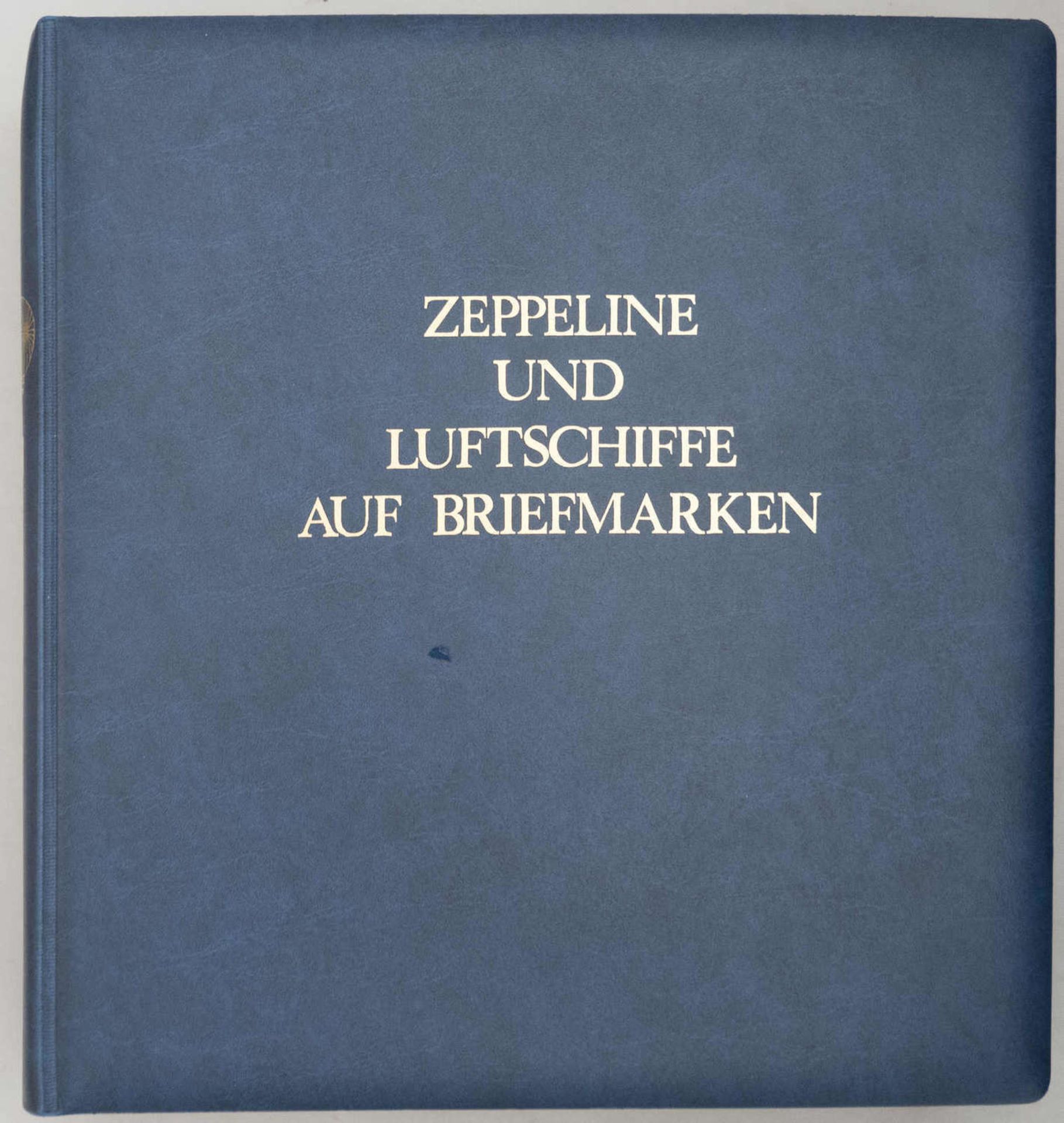 5 - bändige Sammlung Zeppeline und Luftschiffe auf Briefmarken und Briefe mit schöner