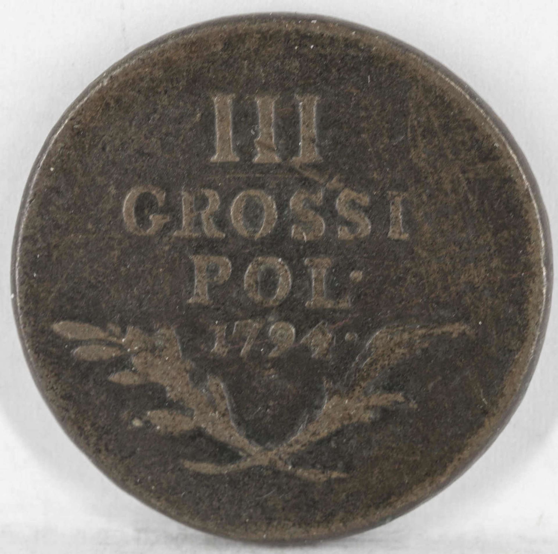 Österreich 1794, 3 Grossi Pol, für Polen. Kupfer. Gewicht: ca. 11,3 g. Erhaltung: ss.