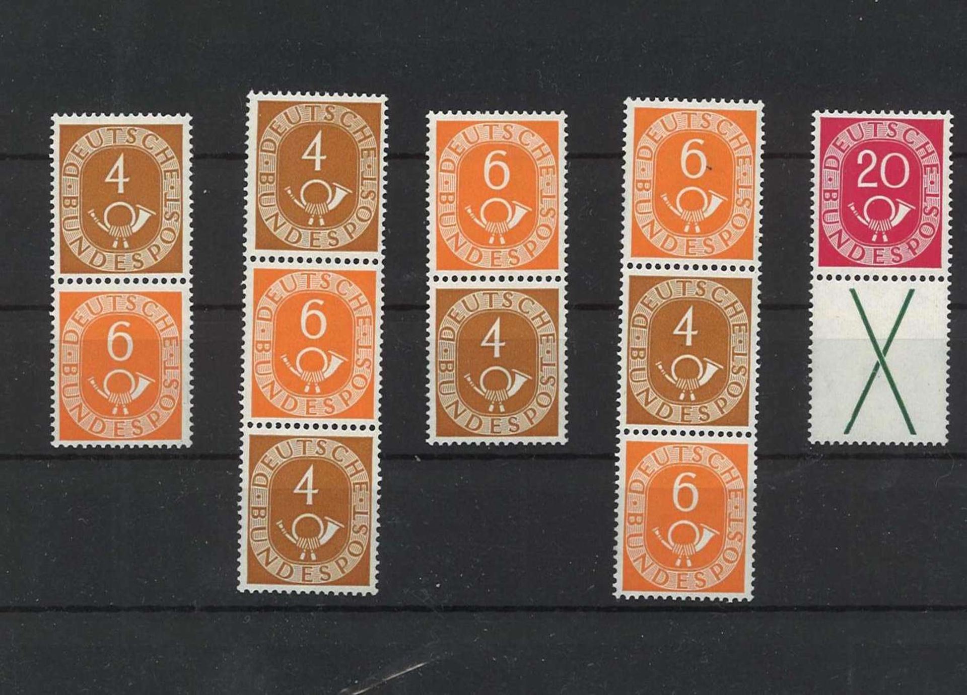 BRD 1951, S 1-5FRG 1951, S 1-5
