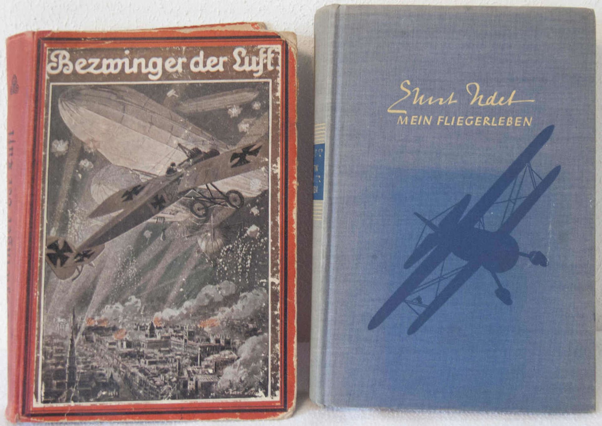 Zwei Bücher 1. WK: 1. Bezwinger der Luft im Weltkriege: Siegreiche Fliegerkämpfe u.