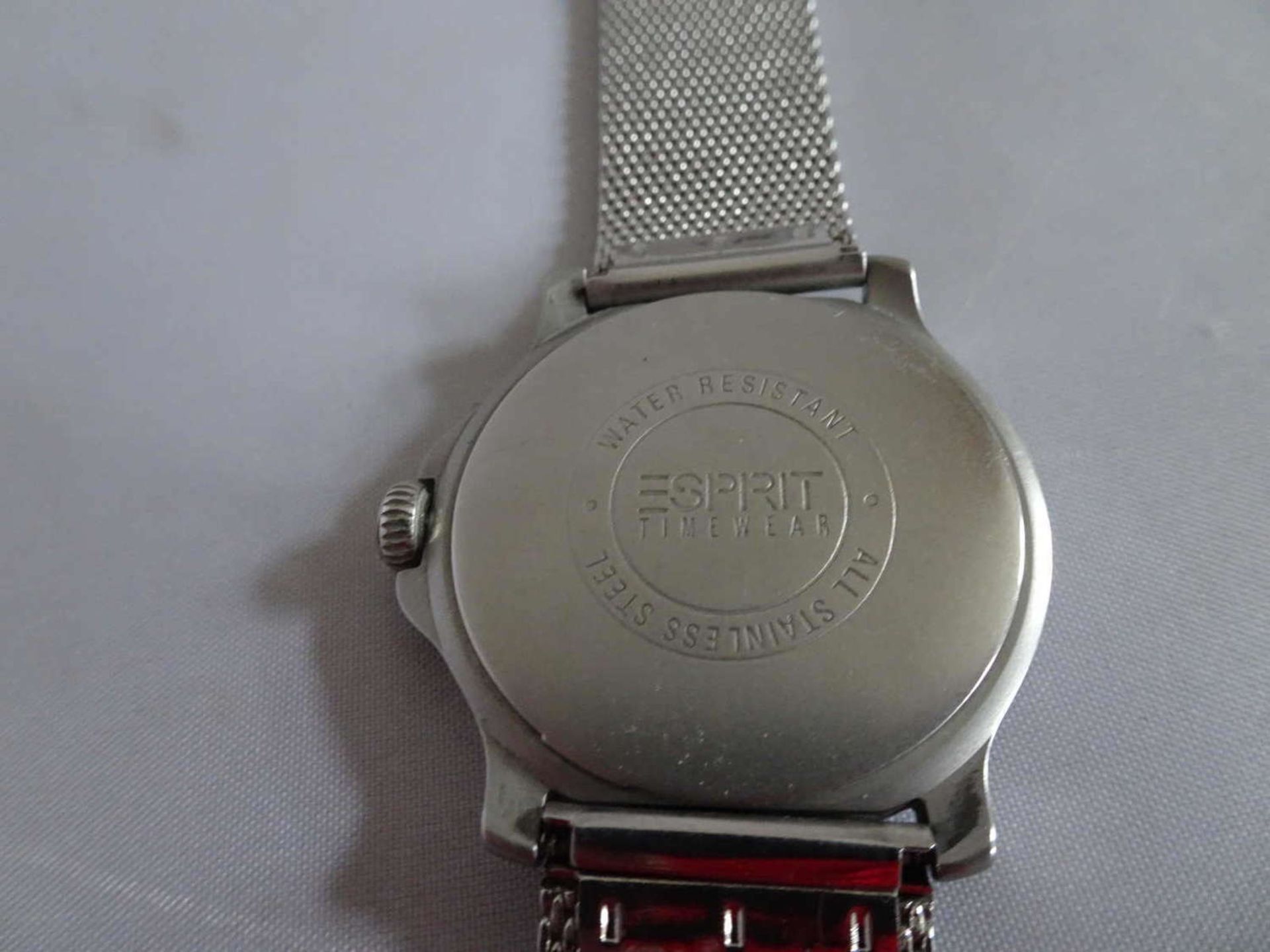 1 Taschenuhr Descartes, 17 Rubis, Funktion ok, sowie 1 Esprit Armbanduhr1 pocket watch Descartes, 17 - Bild 2 aus 2