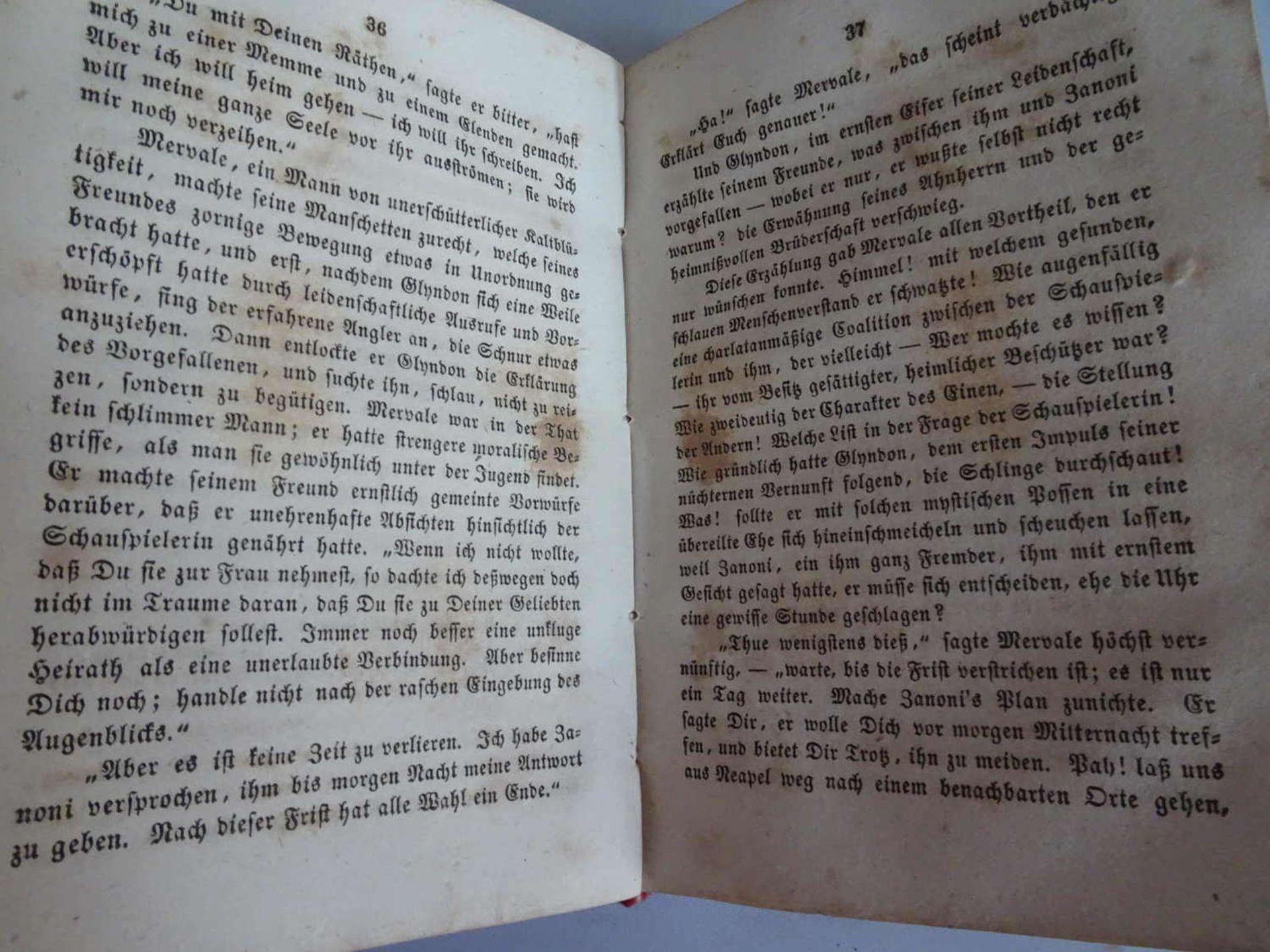 E. L. Bulwers Werke aus dem Englischen, 1., 37., 49., 56., 77., 78., 83. 95. Bändchen. Stuttgart, - Bild 3 aus 3