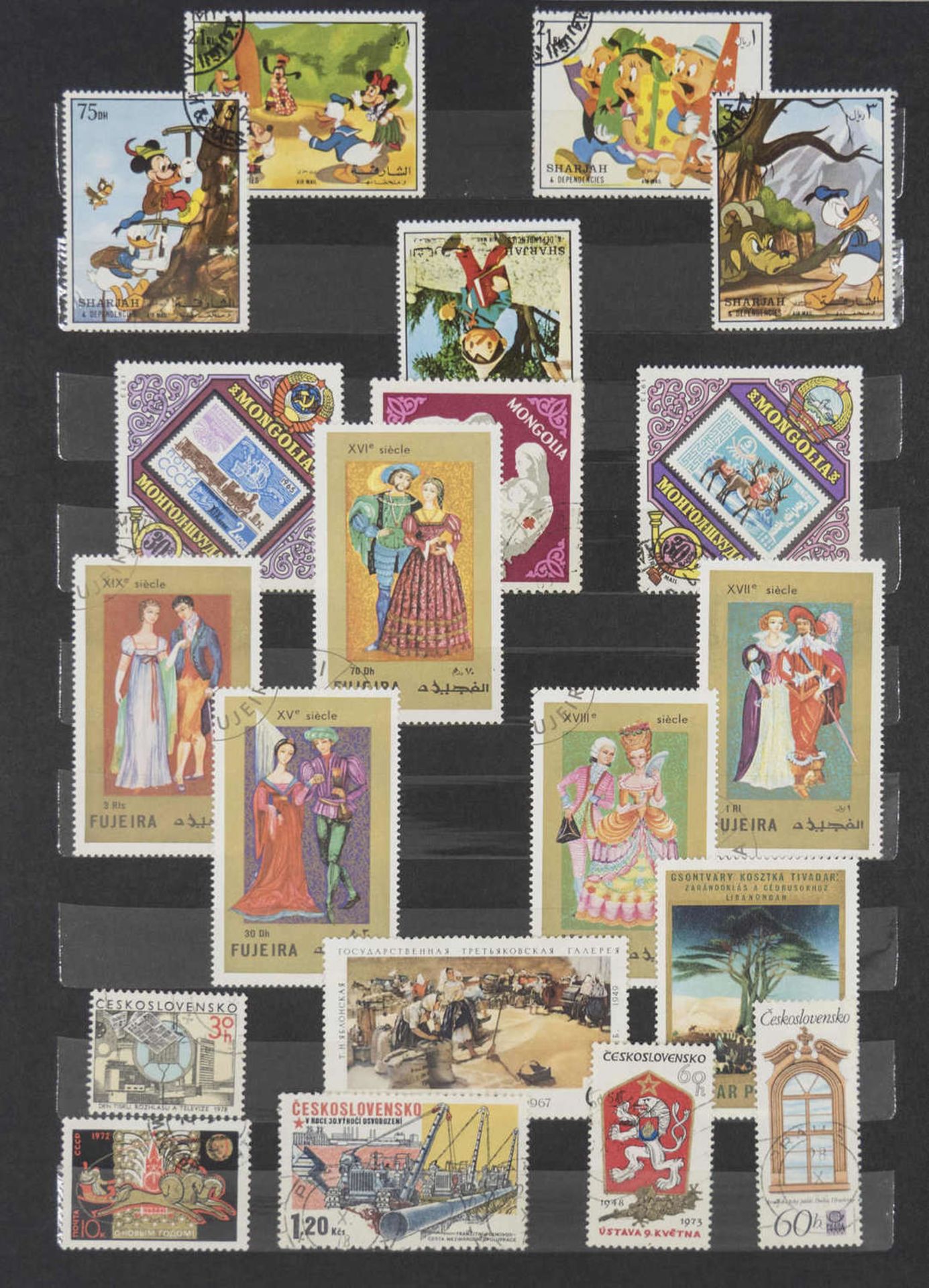 Steck - Album "alrabra" mit Briefmarken - Sammlung aus aller Welt. Überwiegend gestempelt. Eine - Bild 4 aus 13