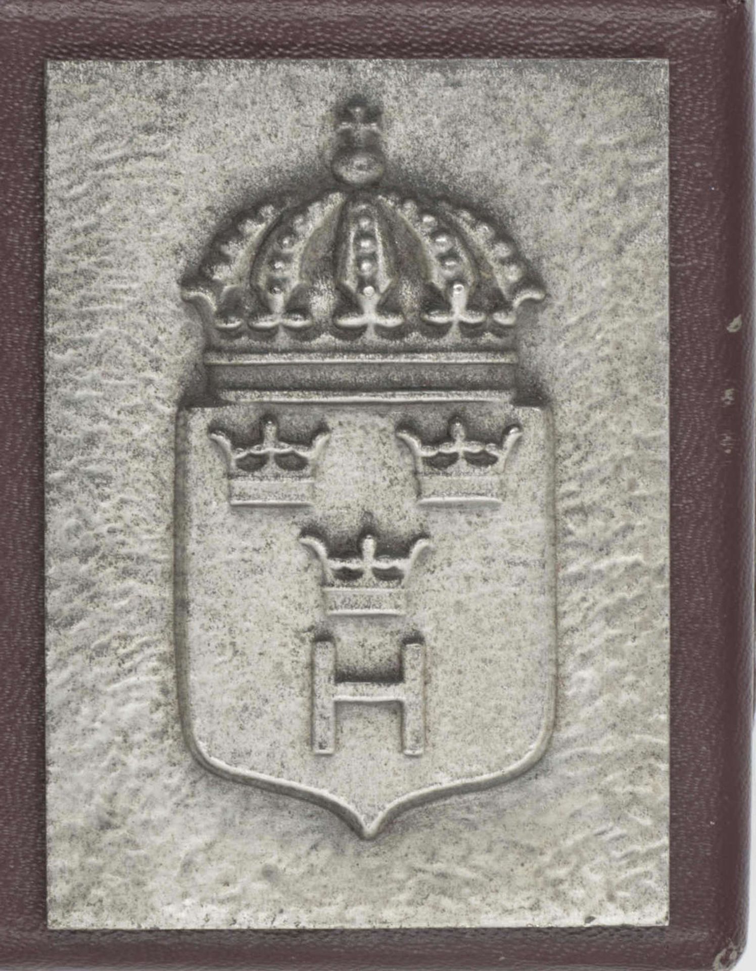 Medaille "Chief of the National Swedish Home Guard (Rikshemvärnschefen)". Metall. Maße: ca. 70 mm