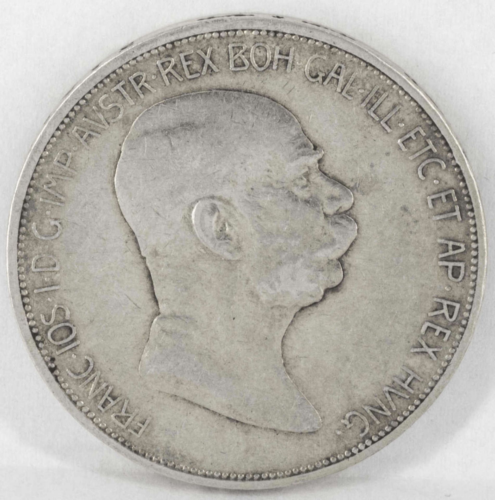 Österreich-Ungarn 1909, 5 Corona - Silber - Münze "Franz - Joseph I." Qualität: vz.Austria-Hungary