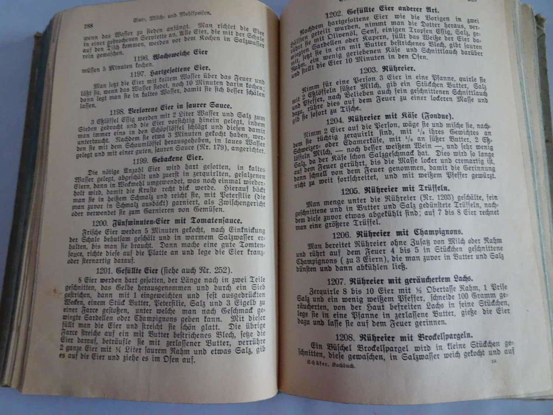 Luise Schäfer´s Neues Kochbuch für die bürgerliche und die feine Küche, Stuttgart ca. 1920Luise - Bild 2 aus 3