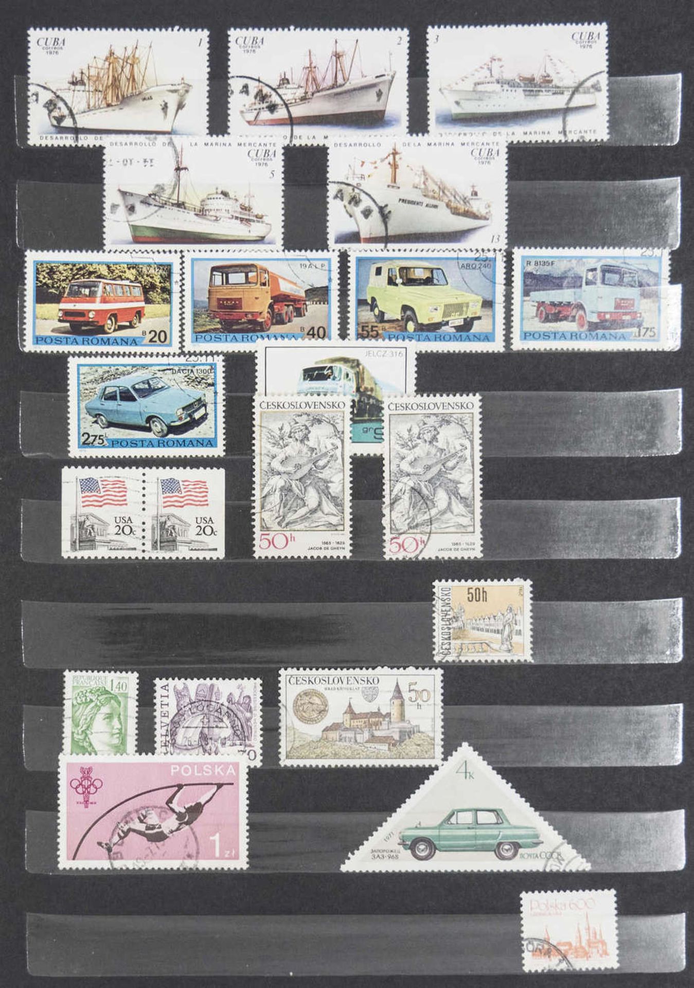 Steck - Album "alrabra" mit Briefmarken - Sammlung aus aller Welt. Überwiegend gestempelt. Eine - Bild 6 aus 13