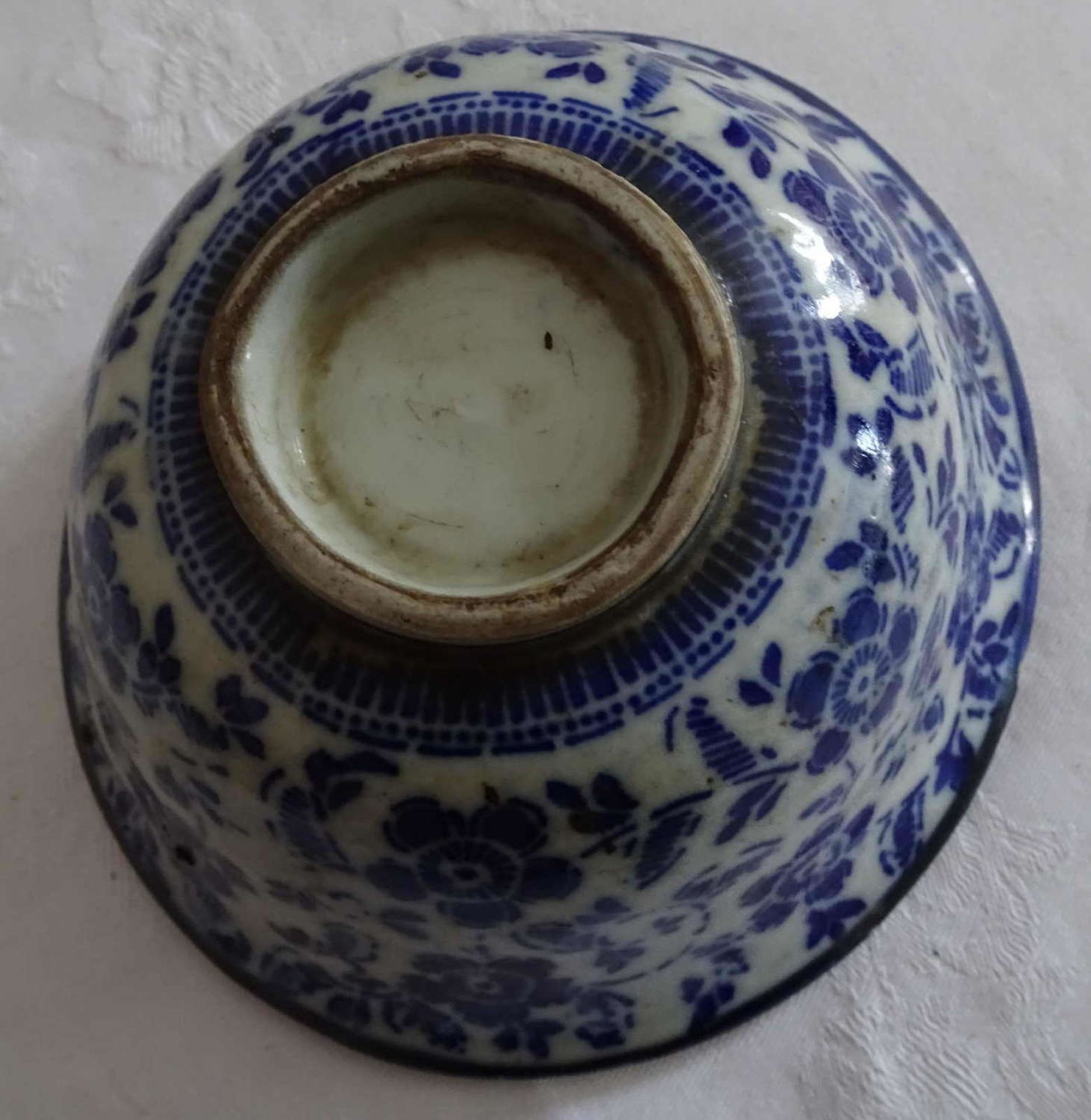 Ming Schale China, Durchmesser ca. 13,5 cm, mit Chip.Ming bowl China, diameter approx. 13.5 cm, with - Image 2 of 2