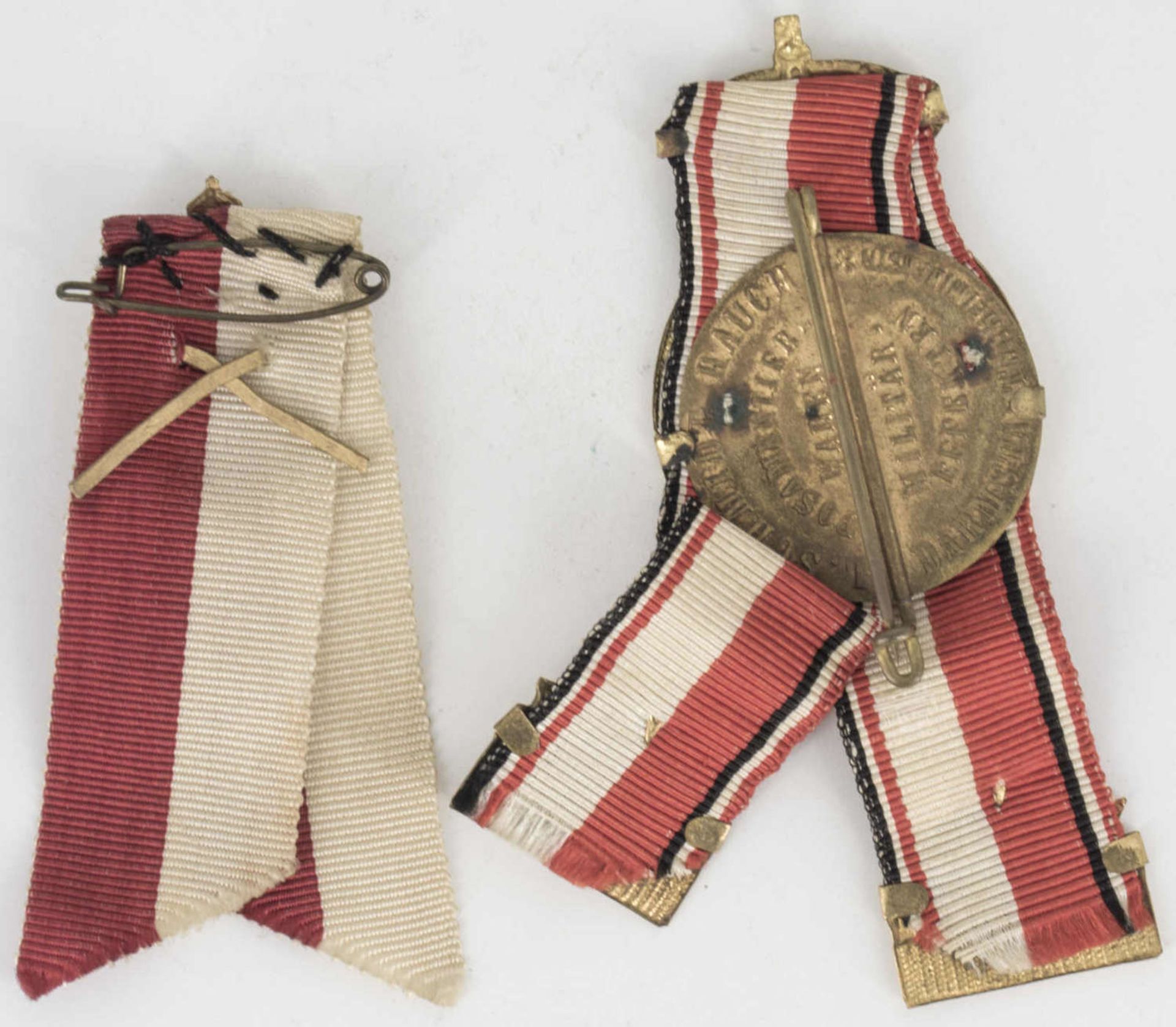 Zwei Kriegerverbands - Abzeichen, dabei Kriegerkameradschaft Hassia.Two warrior association - Bild 2 aus 2