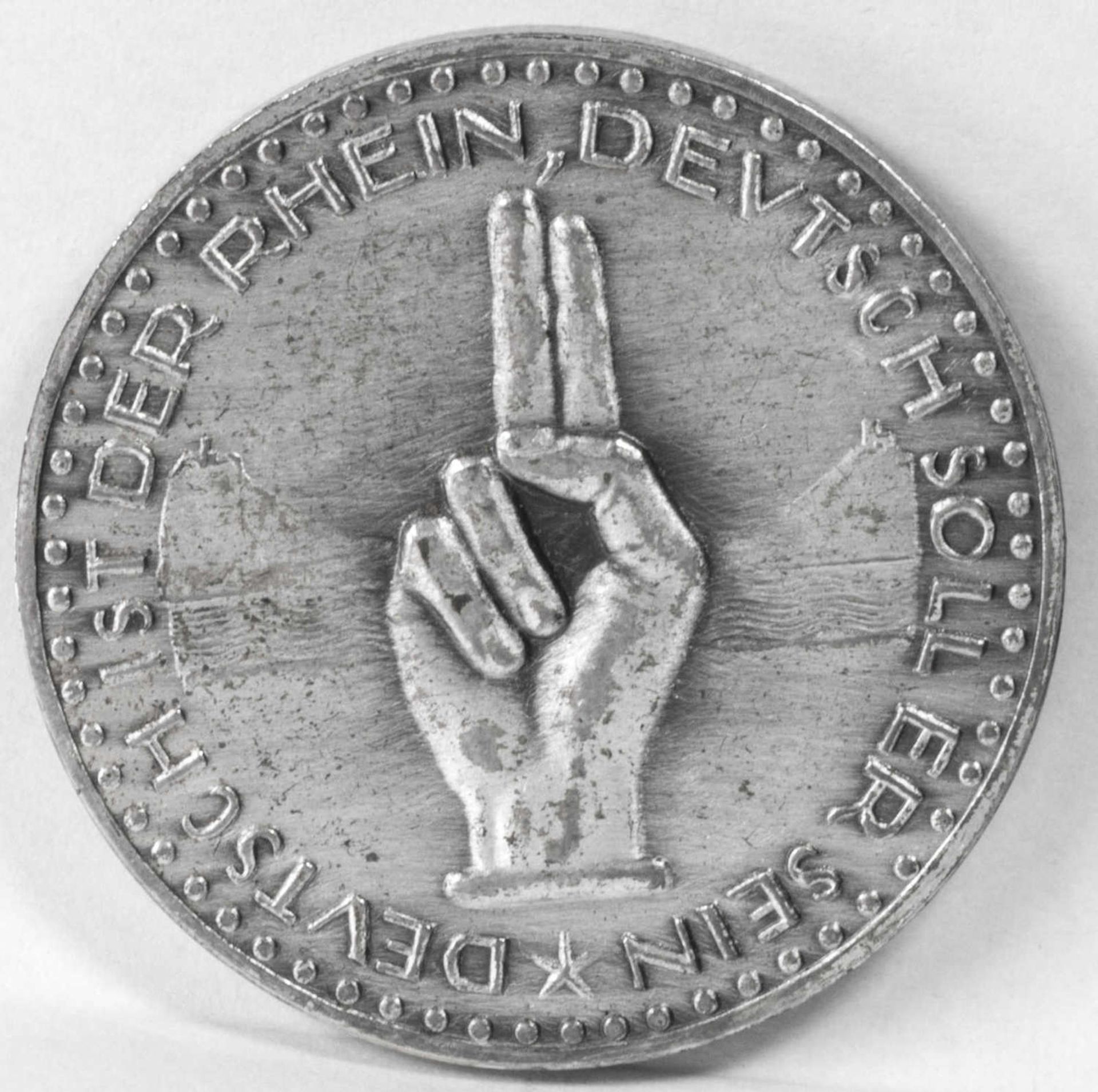 Deutschland 1930, Medaille Befreiungsfeier 1930, "Deutsch ist der Rhein - Deutsch soll er sein".