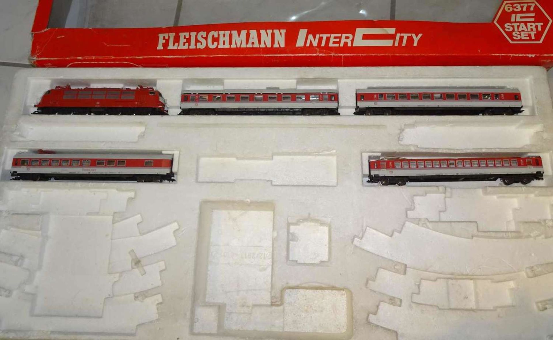 Fleischmann 6377, H0, IC - Starterset, nicht komplett, bestehend aus E - Lokomotive BR 103 und