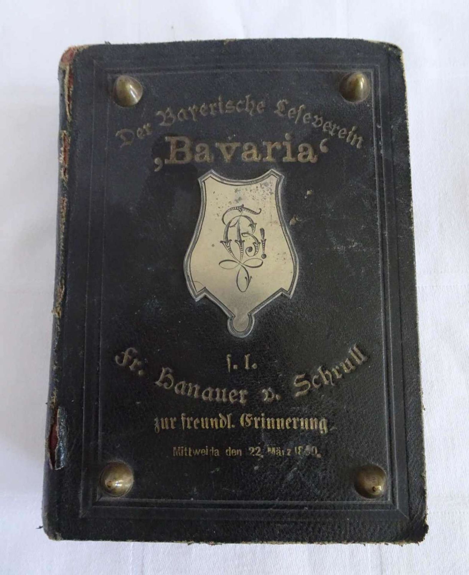 Der Bayerische Leseverein "Bavaria", Schauenburgs allmeines deutsches Commersbuch, Lahr 1888.