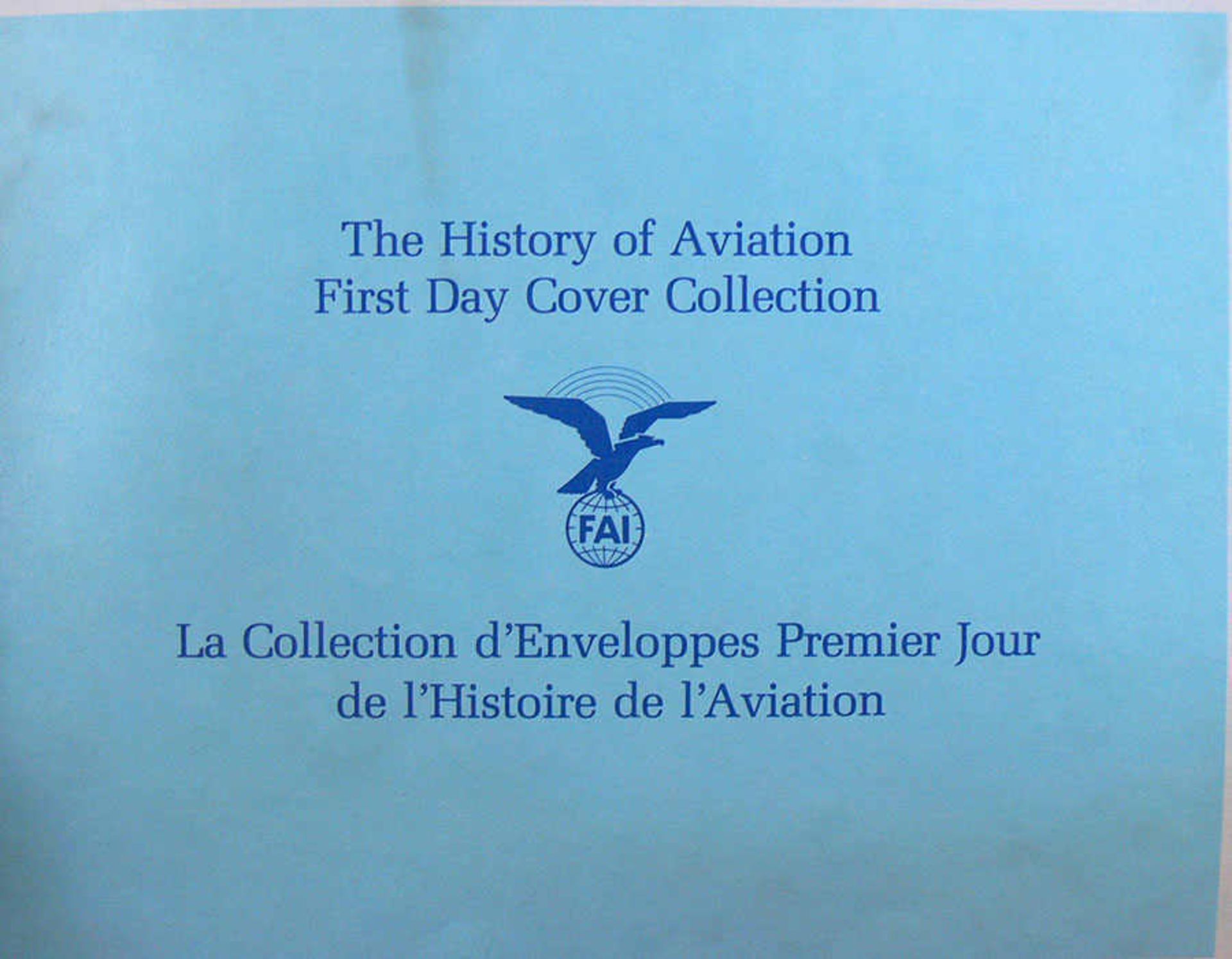 Sammlung Ersttagsbriefe "The History of Aviation - First Day Cover Collection".Bitte besichtige