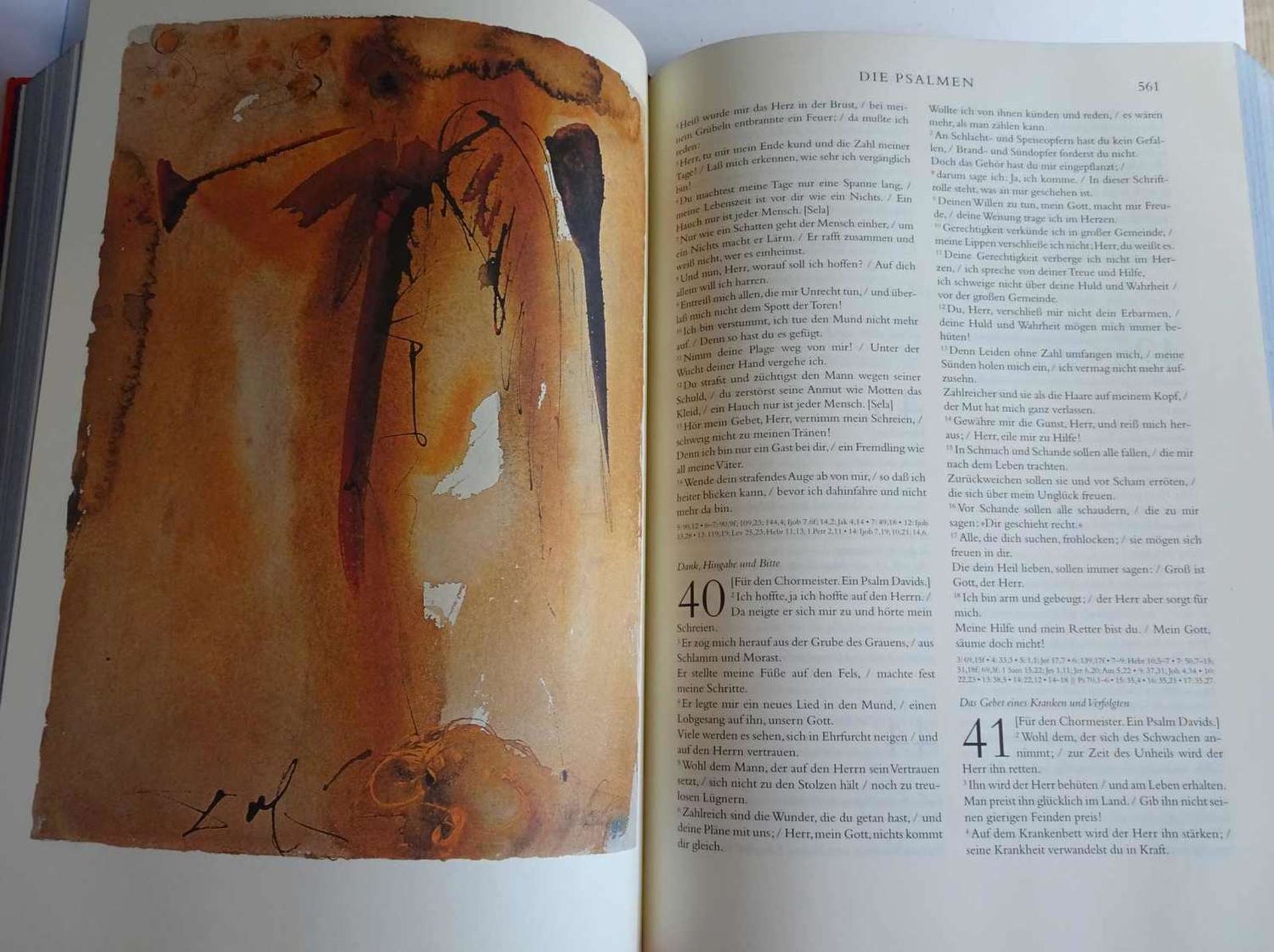 Dali Bibel - die Bibel mit Bildern von Salvator Dali - Rote Ausgabe. - Bild 3 aus 4