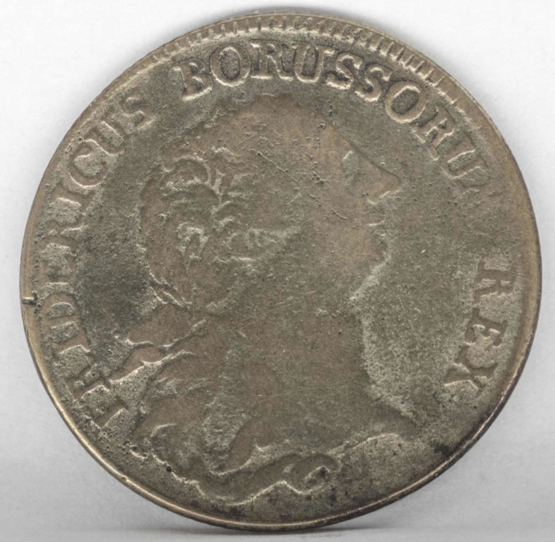 Altdeutschland Preußen 1767 B, 1/3 Reichstaler, "Friedrich II.". Gewicht: ca. 6,7 g, Durchmesser: