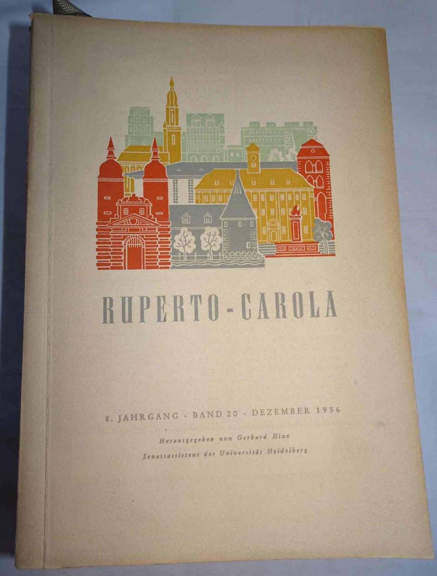 Ruperto-Carola, herausgegeben von Gerhard Hinz, verschiedene Bänder & Jahrgänge von 1956-1970. - Bild 2 aus 2