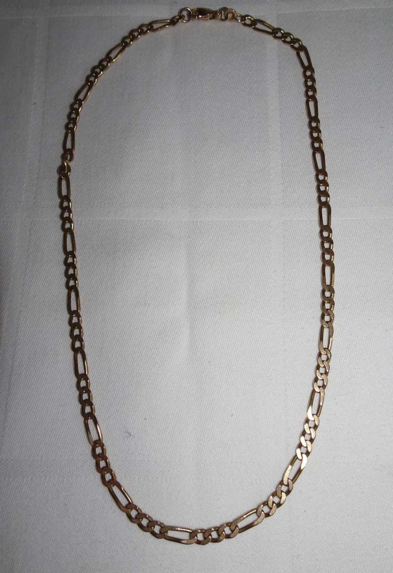 Kette, 585er Gelbgold, Länge ca. 44 cm. Gewicht ca. 15,1 gr.