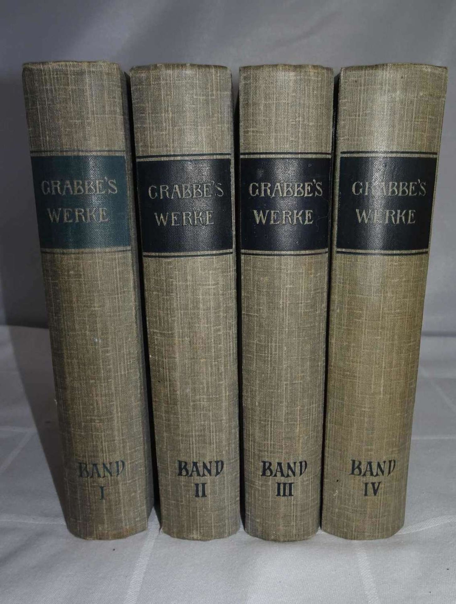 Christian Dietrich Grabbe´s sämtliche Werke, in 4 Bändern herausgegeben. Berlin, Behr´s Verlag 1902.