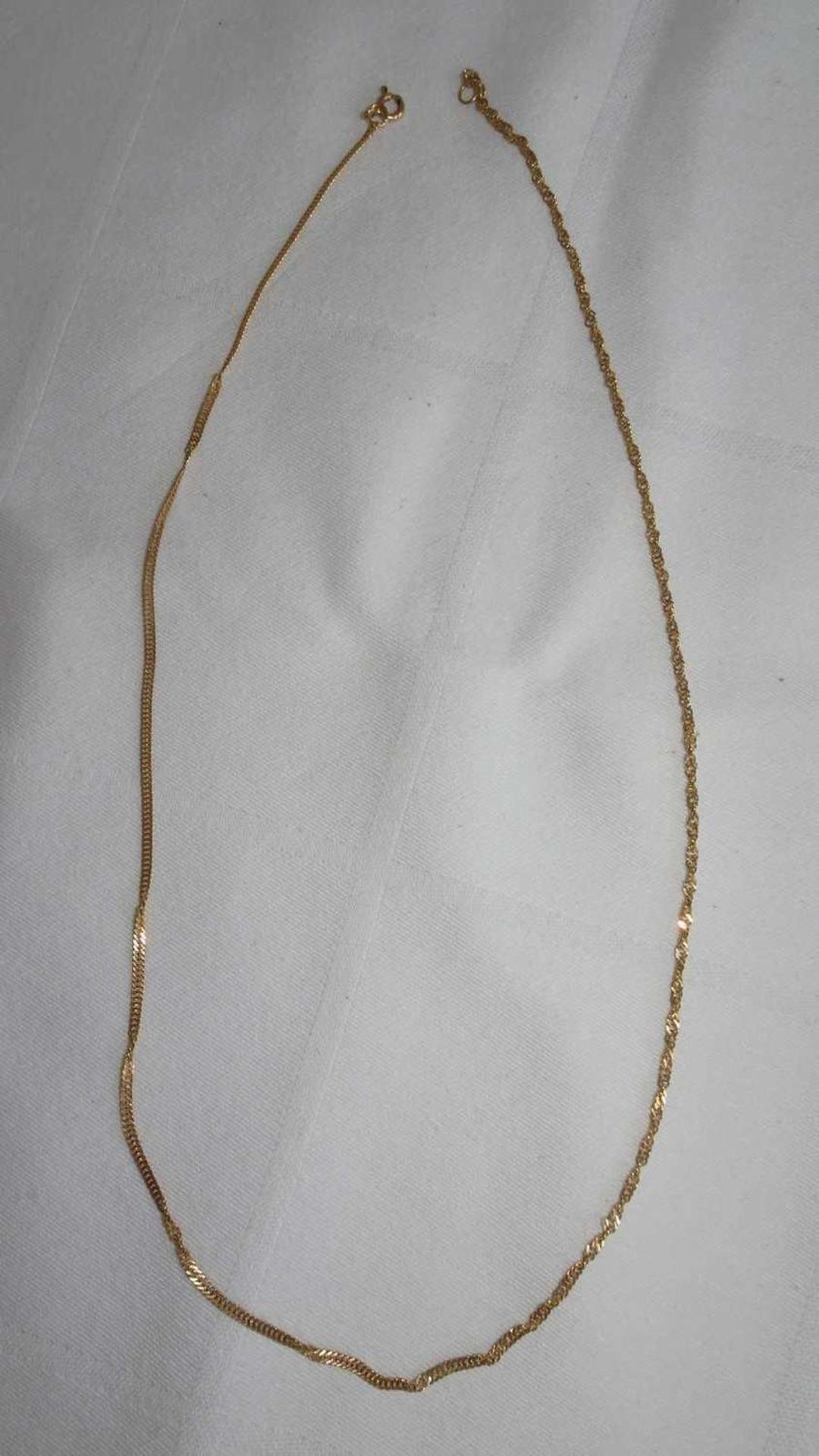 Kette, 750er Gelbgold, Länge ca. 52 cm. Gewicht ca. 3,9 gr.