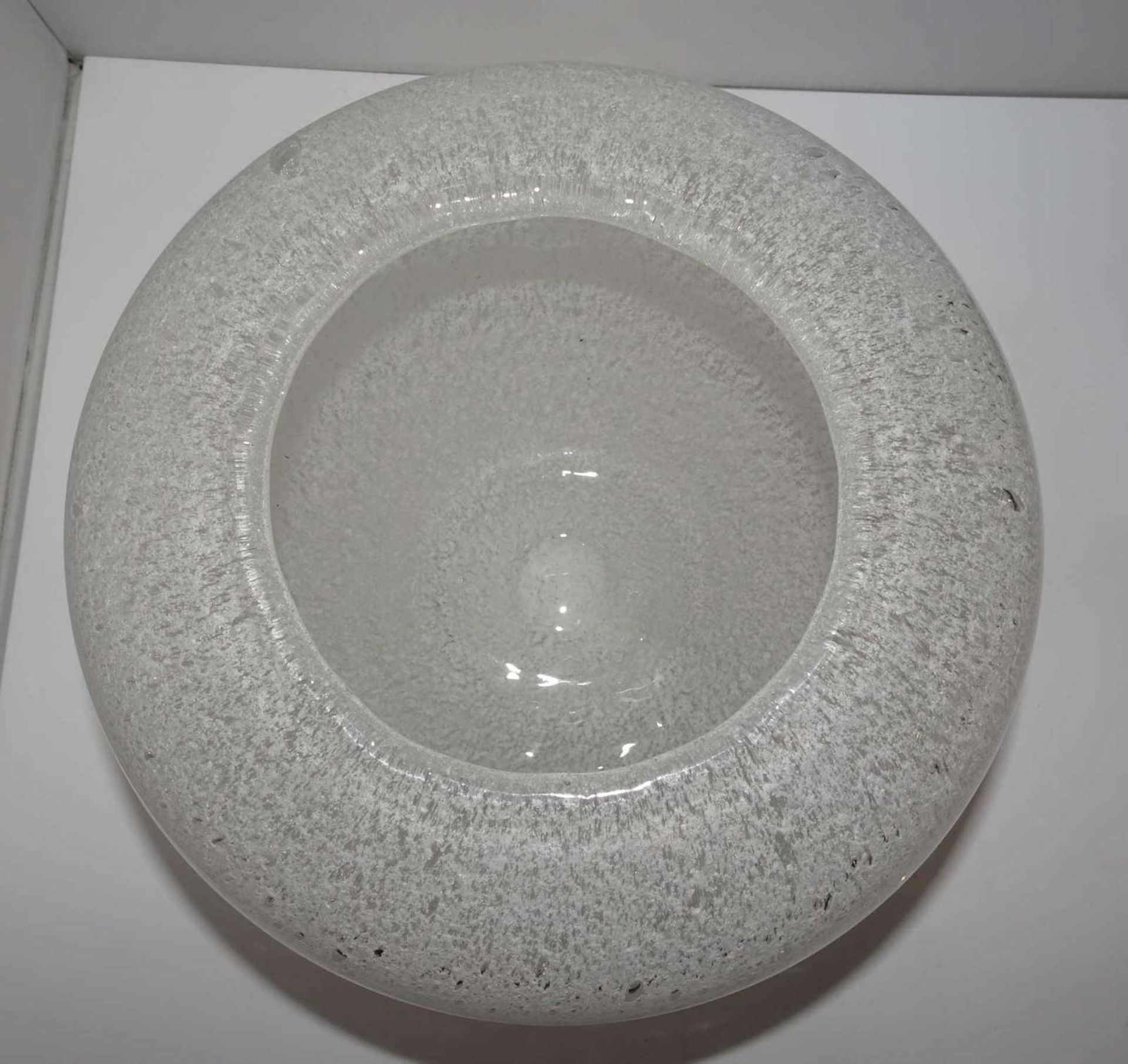 Prof. Löffelhart, Bubbleglas Vase, Topzustand. Höhe ca. 23 cm Prof. Löffelhart, bubble glass vase, - Bild 2 aus 2
