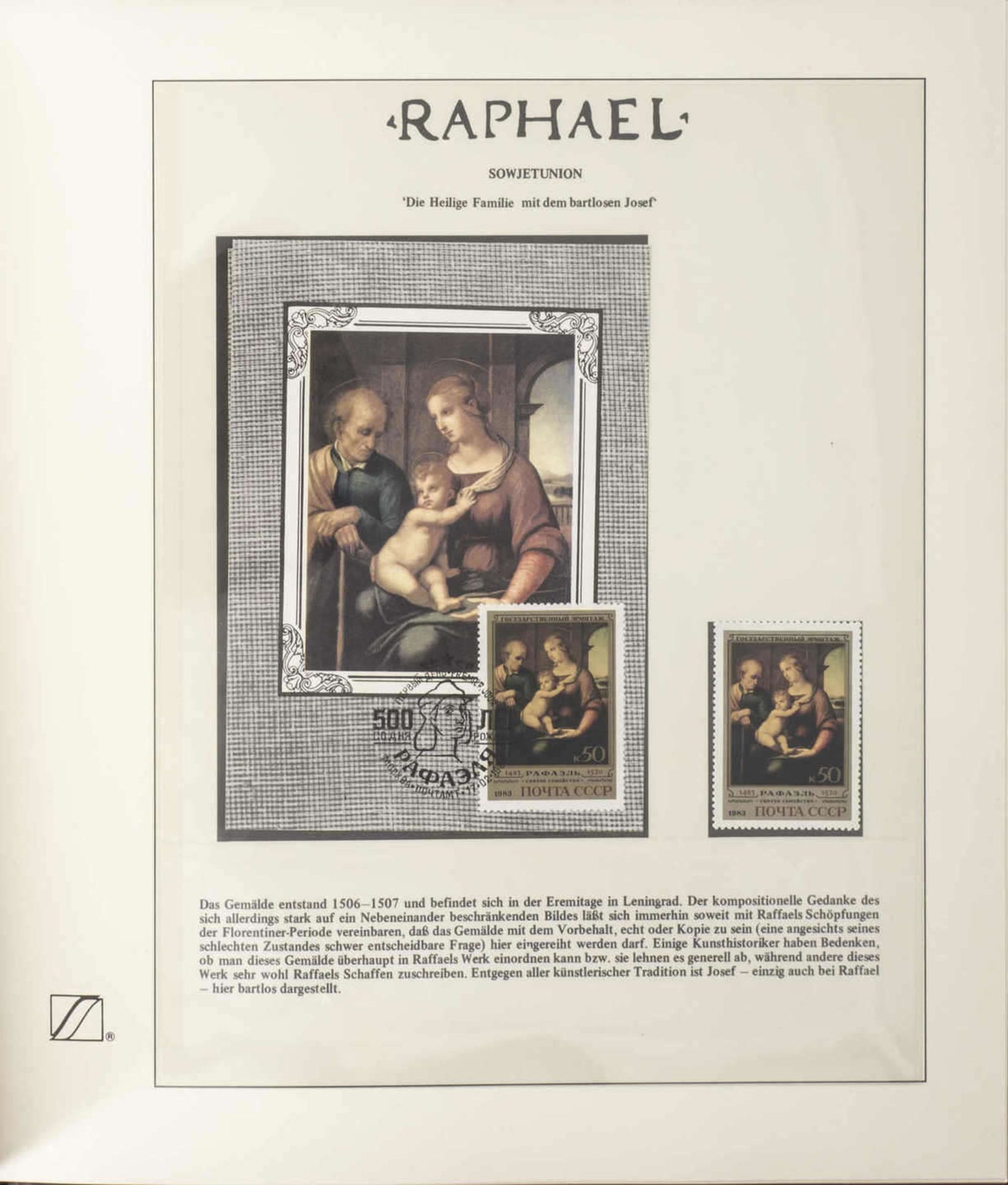 50 Jahre Bundesrepublik Deutschland im Album. Dazu Album ""Raphael"" und ein Lot Jubiläumsbriefe / - Image 17 of 21