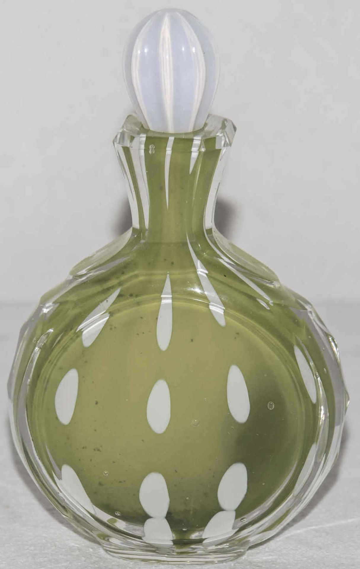 Snuff - Bottle, bayerischer Wald, mit Glasstöpsel. Höhe: ca. 14 cm. Snuff bottle, Bavarian forest,