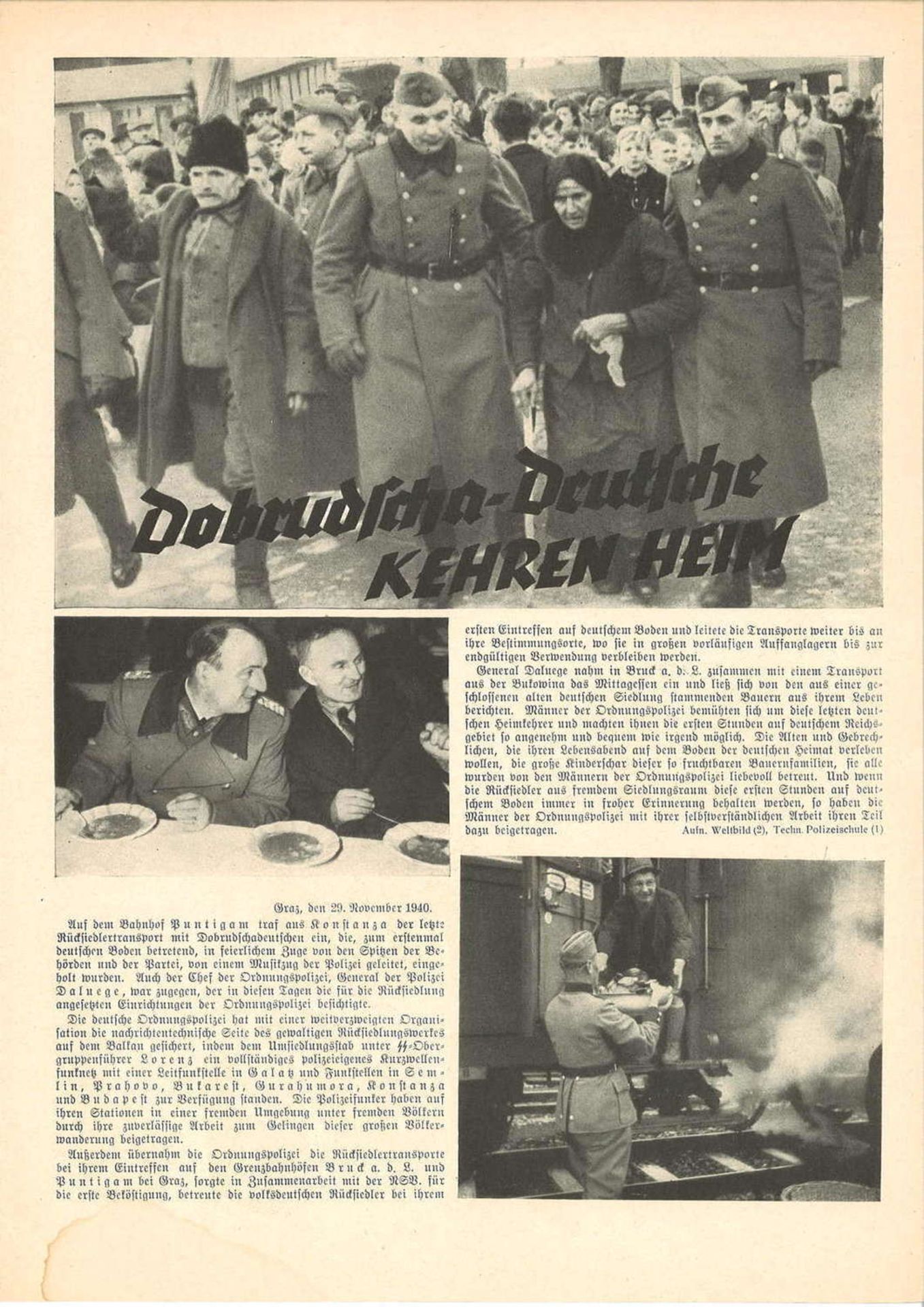 Die Deutsche Polizei. Herausgegeben im Auftrage des Reichsführers SS und Chefs der Deutschen - Image 2 of 2