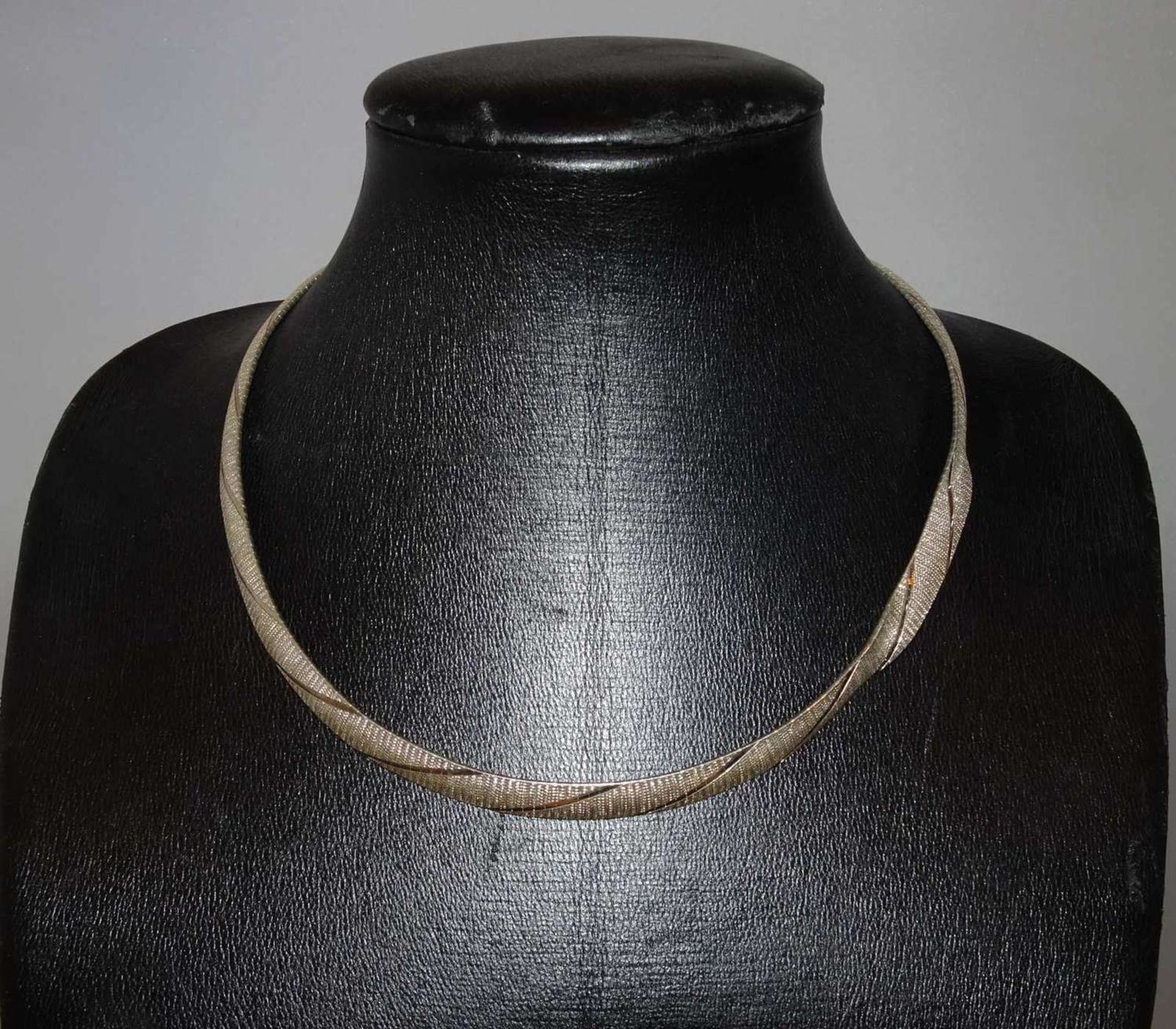 Collier, 925er Silber. Länge ca. 47,5 cm, Gewicht ca. 36,1 gr. Necklace, 925 silver. Length approx.